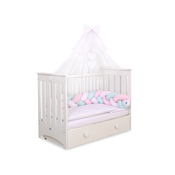 Zanzariera per Lettino Neonato Bianca Chiffon