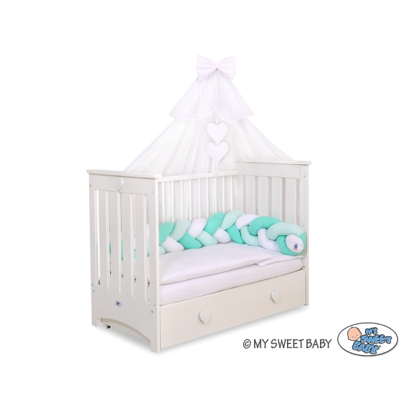 Zanzariera per Lettino Neonato Bianca Chiffon