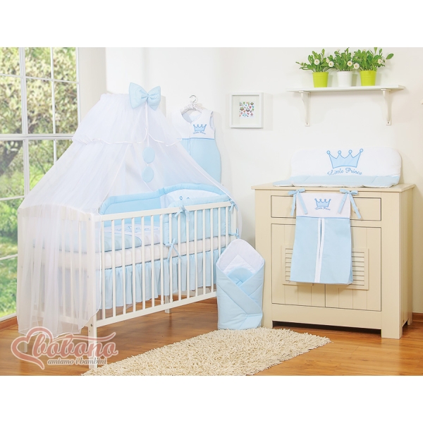 Zanzariera per Lettino Neonato Blu Chiffon Little Prince/Princess