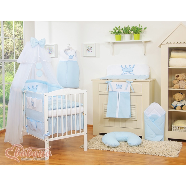 Zanzariera per Lettino Neonato Blu Chiffon Little Prince/Princess