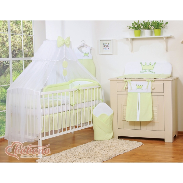 Zanzariera per Lettino Verde Chiffon Little Prince/Princess