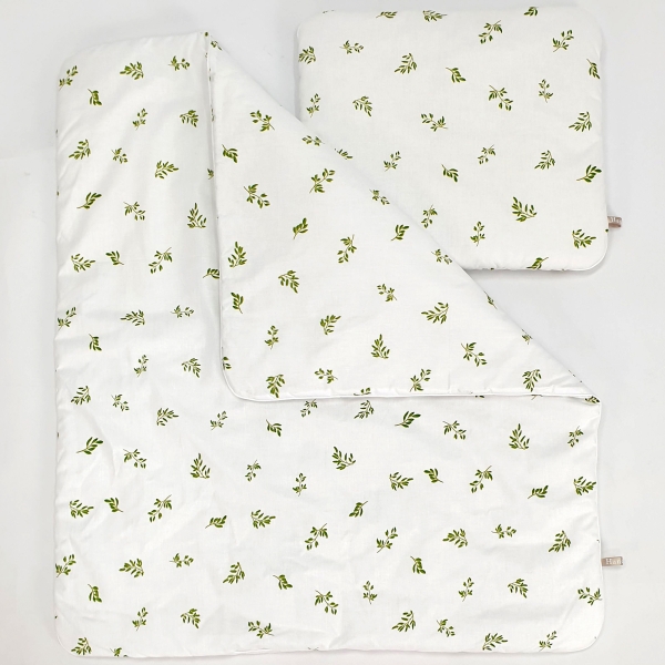 set di lenzuolo culla lettino vimini neonato