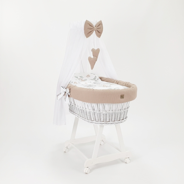 Waffle Rivestimento Culla Vimini Grande